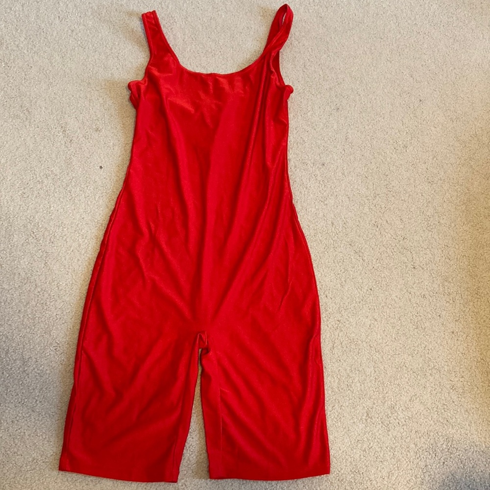 Red Bodysuit Size L